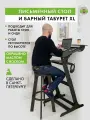 Письменный стол (конторка) и барный стул XL, комплект, Живи Стоя