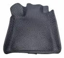 Водительский ковер 3D EVA для Renault Logan 1 (2005-2009) / Рено Логан 1. Цвет Черный