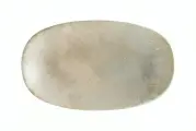 Блюдо/тарелка овальная, серия Luz, размер 19x11см, фарфор, бежевый, Bonna