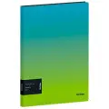 Berlingo Папка с пружинным скоросшивателем Radiance А4, пластик, голубой/зеленый