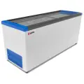 Морозильный ларь Frostor Gellar FG700C, прямые стекла, синий
