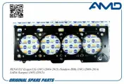 Прокладка ГБЦ 7700112739 AMD. HBC25 для RENAULT Logan LS 16V 2004-2015 Sandero BS0 16V 2009-2014 Dust