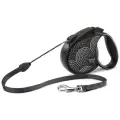 Поводок-рулетка для собак Flexi Life Bubbles M трос 5 м M 50 мм черный