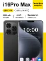 Смартфон i16Pro Max, 12ГБ + 512ГБ, процессор Qualcomm Snapdragon 8 Gen2，2 SIM, 6.5, 8 ядер