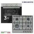 Комплект встраиваемой бытовой техники DELVENTO V66V41MB01 (газовая варочная панель 60см + электрический духовой шкаф 60см) / 3 года гарантии