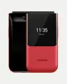 Телефон кнопочный Nokia 2720 Flip, раскладной, Bluetooth, SIM 2, 2 экрана Красный