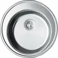 Кухонная мойка PMC врезная, нержавеющая сталь, 510 мм, 0,6 мм, сифон, MG6-51