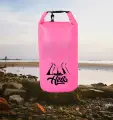 Герморюкзак, Гермосумка, Гермомешок, туристическая водонепроницаемая сумка, Розовый Нева 5 литров