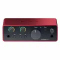 Звуковая карта Focusrite Scarlett Solo 4th Gen, USB, 2 входа/выхода, Hi-Z