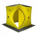 Палатка зимняя Premier Fishing Куб-1 желтый/серый (PR-WFSC-150YG)
