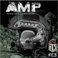 Тактические стрелковые наушники активного шумоподавления FMA FCS AMP, черный