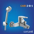 Смеситель и душевой гарнитур Cersanit CARI, комплект 2 в 1 64512