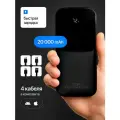 Портативный внешний аккумулятор 20000 mah, универсальный powerbank для смартфона, зарядное устройство с быстрой зарядкой