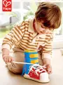 Развивающая шнуровка игрушка Hape Моя первая головоломка Завяжи шнурки E1117_HP