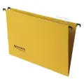 BRAUBERG Подвесные папки Foolscap A4, картон, 10 штук, желтый