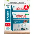 Корм сухой Alleva Equilibrium Adult Cat Sterilized Fish для взрослых кастрированных котов и стерилизованных кошек, рыба, 400 г х 2 шт