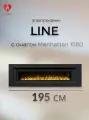 Электрокамин Line DK с очагом Manhattan 1560 (звуковой эффект, дистанционное управление)