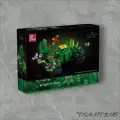 Конструктор Цветы Суккуленты, JJ9011 590 деталей