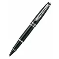 Роллерная ручка Waterman Expert Black CT. Корпус - лак, детали дизайна с палладиевым покрытием S0951780