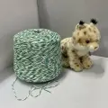 Шпагат хлопковый 2 мм намотка 2000м белый/зеленый