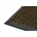 Ковровое покрытие грязезащитное Райс 80 х 120 см, коричневый, с резиновым кантом