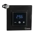 Термостат EXTHERM ET-44, программируемый, Wi-Fi, датчик теплого пола, черный