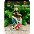 Елочная игрушка Лефортовский Фарфор Крот из сказки Дюймовочка, фарфор, ручная роспись