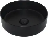 Раковина-чаша AQUAme AQM5012MB 35,5x35,5 см, накладная, черный матовый