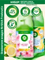 Набор сменных баллонов AIRWICK Freshmatic Цветущая сакура + Женьшень и лимон по 250 мл.