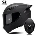 Шлем SOMAN, матовый, черный с чайными дольками