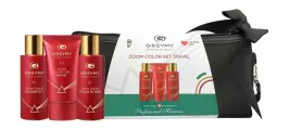 Greymy Zoom Color Travel Set, Набор миниатюр для ухода за окрашенными волосами в косметичке,