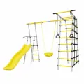 Спортивно-игровой комплекс Romana Богатырь, качели сетка 103.07.06 серый/жёлтый