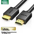 Lulian HDMI Cable 2.0 Version, 4K Digital High-Definition Cable, 3D Video Cable, Engineering Grade, Laptop to TV Projector Monitor Data Connection Cable, 1 Meter, 10106
