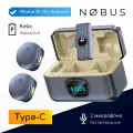 Микрофон петличный беспроводной Type C для iPhone 15, 16, 17 и Андроид, 2 шт. / NOBUS Q8-C duo