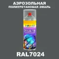 Аэрозольная полиуретановая эмаль, спрей 520мл, цвет RAL7024 Графитовый серый