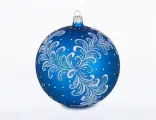 Ёлочный шар москва, синий, 115 мм, Елочка