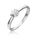 Кольцо PLATINA, белое золото, 585 проба, бриллиант