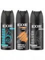 Дезодорант EXXE, 3шт по 150мл, микс ароматов SILVER&ENERGY&BREEZE