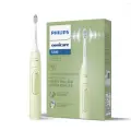 Электрическая зубная щетка PHILIPS Sonicare DiamondClean 6730 Upgraded HX5161/05 со сменными насадками, зеленый