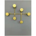 Вешалка настенная Parma золотая от Molinardi Creativo - для дома, офиса, дачи и сада WZ