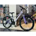 Горный велосипед подростковый HOT WOLF 339 21s 24 дюймов / для прогулки / скоростной, спортивный велик фиолетовый