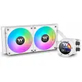 Система водяного охлаждения Thermaltake TH280 V2 Ultra EX Snow, LCD, 4-pin, ARGB, белый, 140мм, Ret [cl-w427-pl14sw-a]