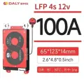 DALY SMART BMS 100A Lifepo4 4S 12V Поддержка непрерывного тока 100A с Bluetooth и функцией балансировки UART/ RS485/CAN