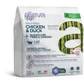 Корм для стерилизованных кошек Alleva с волокнами сахарного тростника и женьшенем, беззерновой, с курицей, с уткой 2 шт. x 400 г