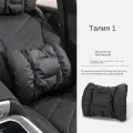 Автомобильный подголовник/поясничная опора , Подушка автомобильная(поясничная опора 1Pc)