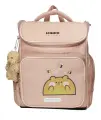 Рюкзак LOREX KIDS COOKIE BEAR, школьный, 1 отделение, жесткий каркас, бежевый, 36х28х16 см