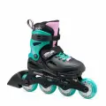 Детские ролики Rollerblade Fury G - Black/Sea Green р. 29-33