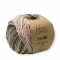 Пряжа Fibra Natura Le Chic цвет 15-203 какао/розовый/суровый (50г/120м, упаковка 10 мотков)