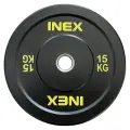 Бампированный диск INEX Hi-Temp 15 кг, черный/желтый