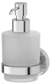 Держатель с дозатором жидкого мыла (матовое стекло; цвет: хром) Harmonie ARTWELLE HAR 015